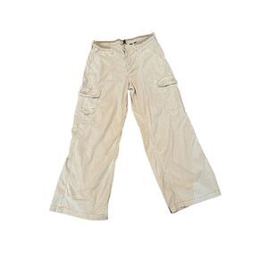 American‎ Eagle Women's Stretch Cargo Pants Size 16 FLAW Y2K 90s Grunge New